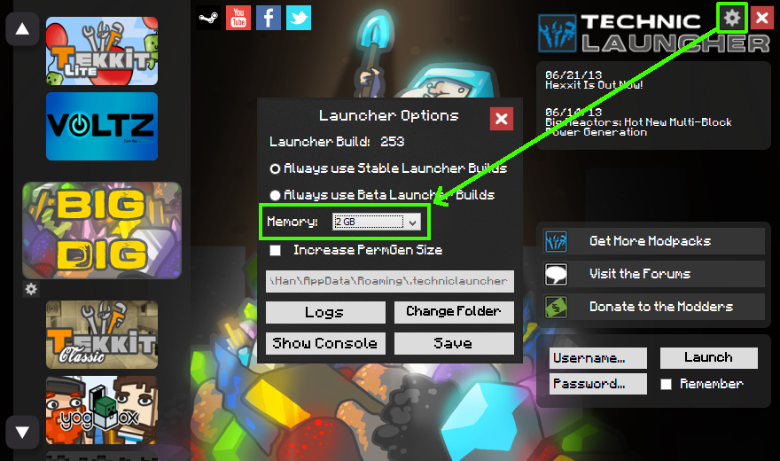 how to download 64 bit java for minecraft technic launcher